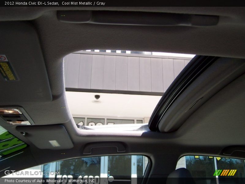 Cool Mist Metallic / Gray 2012 Honda Civic EX-L Sedan