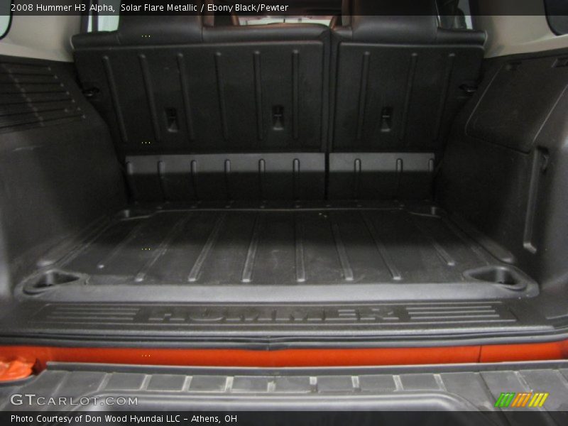 Solar Flare Metallic / Ebony Black/Pewter 2008 Hummer H3 Alpha