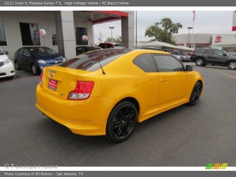 High Voltage Yellow / RS Black/Yellow 2012 Scion tC Release Series 7.0