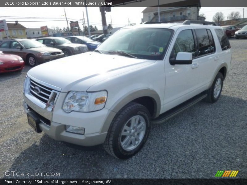 White Suede / Camel 2010 Ford Explorer Eddie Bauer 4x4