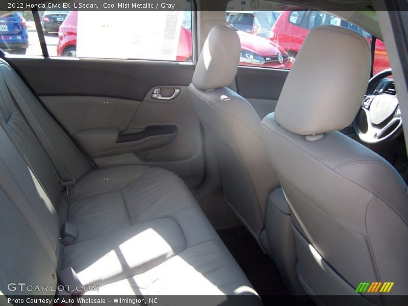 Cool Mist Metallic / Gray 2012 Honda Civic EX-L Sedan