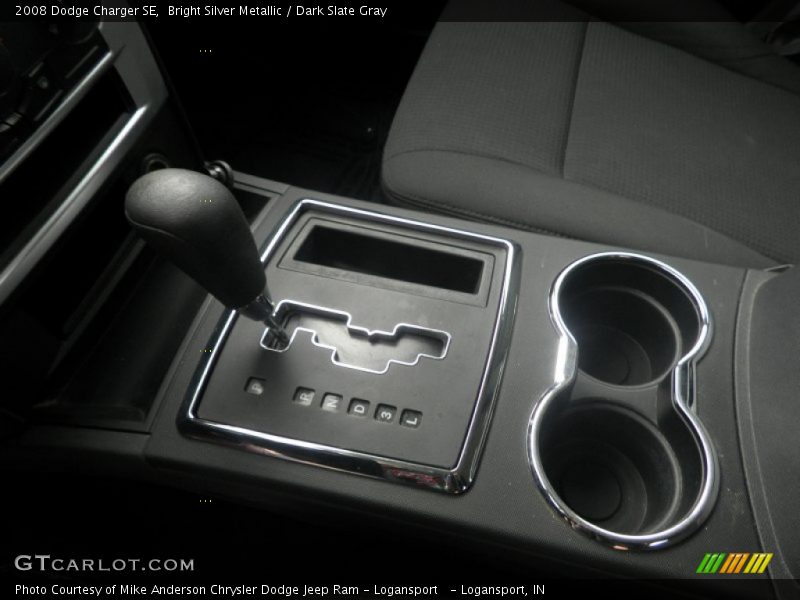 Bright Silver Metallic / Dark Slate Gray 2008 Dodge Charger SE
