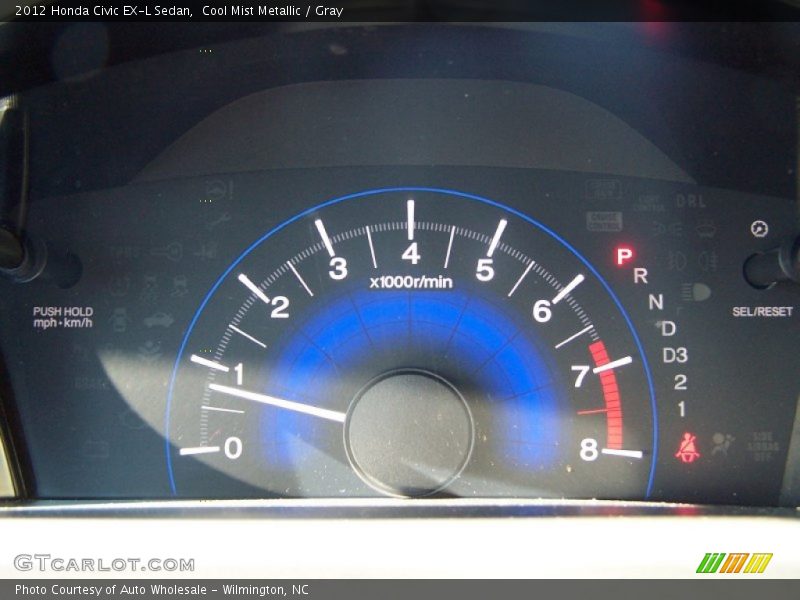 Cool Mist Metallic / Gray 2012 Honda Civic EX-L Sedan