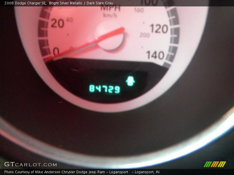 Bright Silver Metallic / Dark Slate Gray 2008 Dodge Charger SE