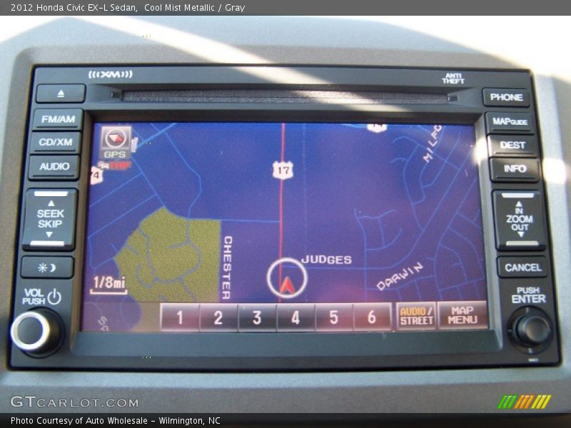 Cool Mist Metallic / Gray 2012 Honda Civic EX-L Sedan