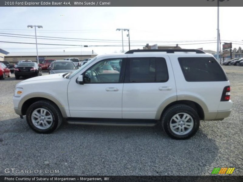 White Suede / Camel 2010 Ford Explorer Eddie Bauer 4x4