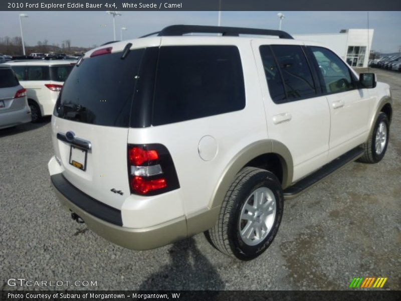 White Suede / Camel 2010 Ford Explorer Eddie Bauer 4x4