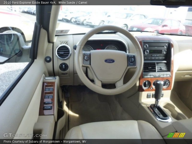 White Suede / Camel 2010 Ford Explorer Eddie Bauer 4x4
