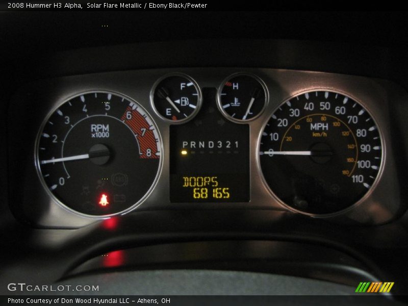  2008 H3 Alpha Alpha Gauges
