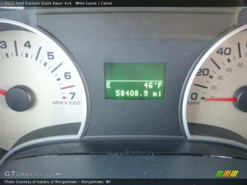 White Suede / Camel 2010 Ford Explorer Eddie Bauer 4x4