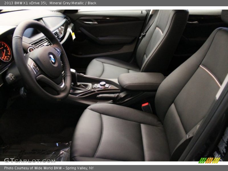 Mineral Grey Metallic / Black 2013 BMW X1 xDrive 35i