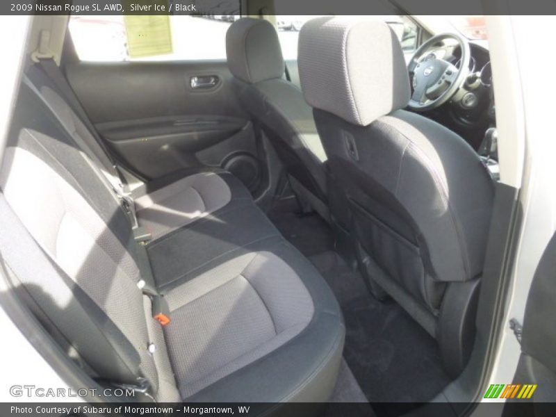 Silver Ice / Black 2009 Nissan Rogue SL AWD