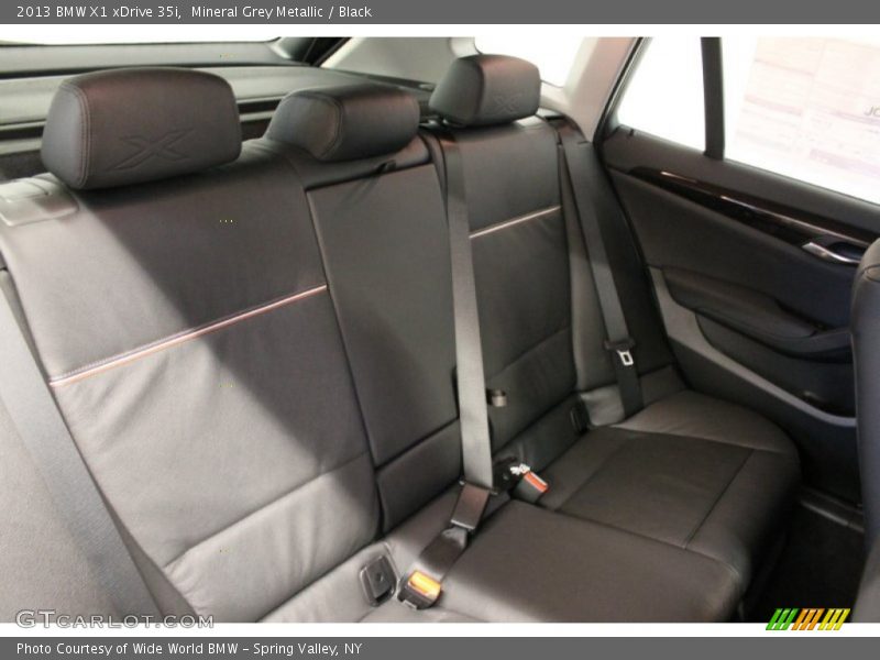 Mineral Grey Metallic / Black 2013 BMW X1 xDrive 35i