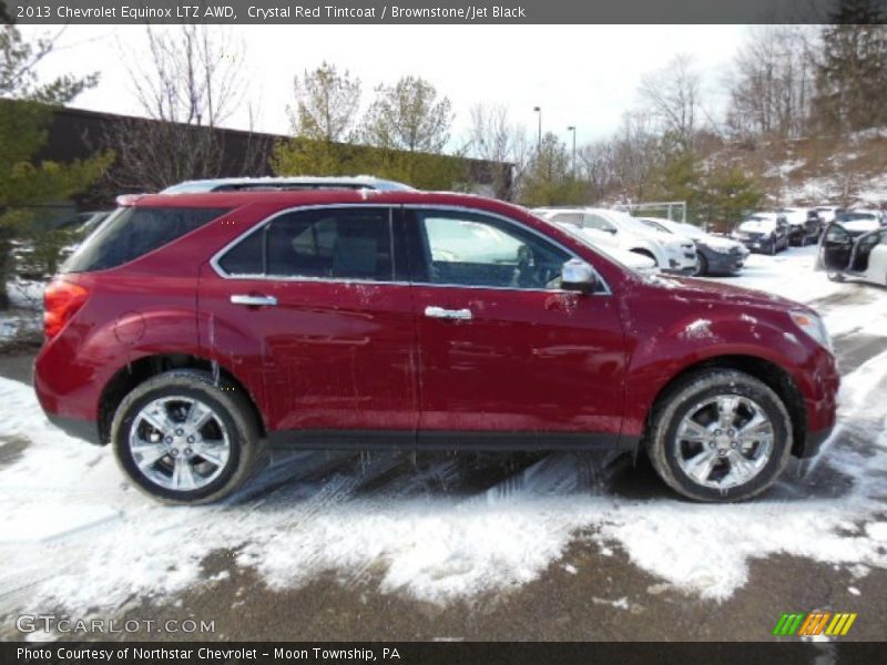Crystal Red Tintcoat / Brownstone/Jet Black 2013 Chevrolet Equinox LTZ AWD