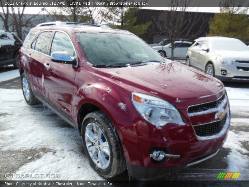 Crystal Red Tintcoat / Brownstone/Jet Black 2013 Chevrolet Equinox LTZ AWD