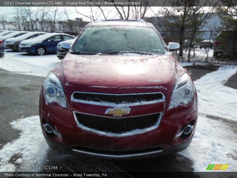 Crystal Red Tintcoat / Brownstone/Jet Black 2013 Chevrolet Equinox LTZ AWD