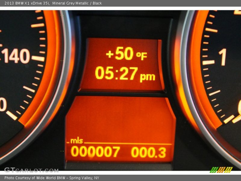 Mineral Grey Metallic / Black 2013 BMW X1 xDrive 35i