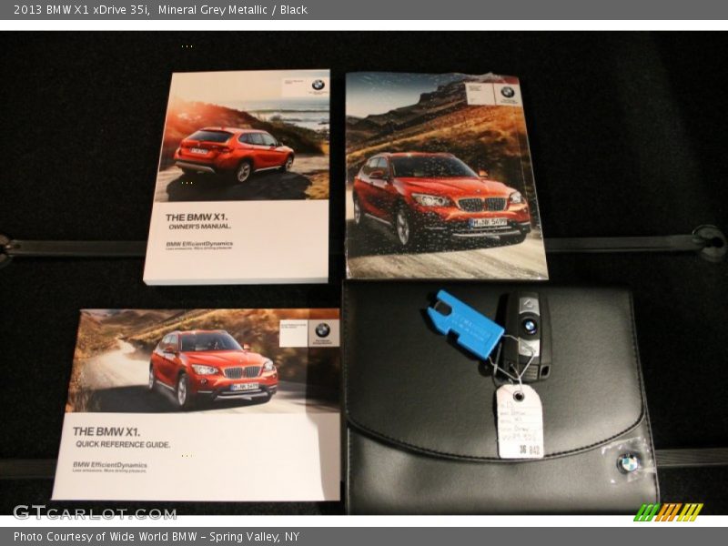 Mineral Grey Metallic / Black 2013 BMW X1 xDrive 35i
