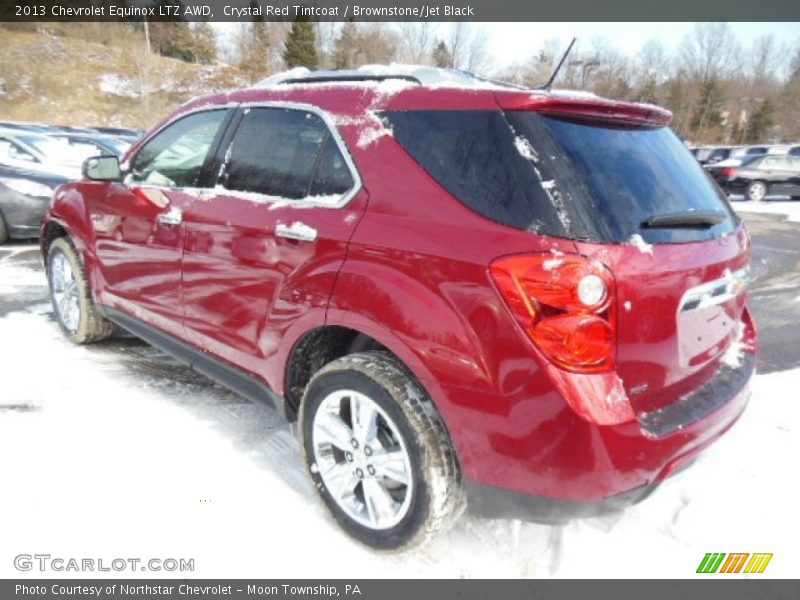 Crystal Red Tintcoat / Brownstone/Jet Black 2013 Chevrolet Equinox LTZ AWD