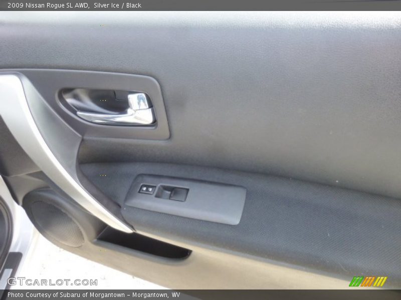 Silver Ice / Black 2009 Nissan Rogue SL AWD