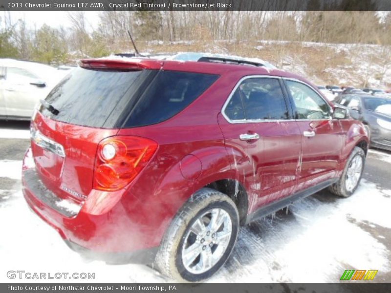 Crystal Red Tintcoat / Brownstone/Jet Black 2013 Chevrolet Equinox LTZ AWD