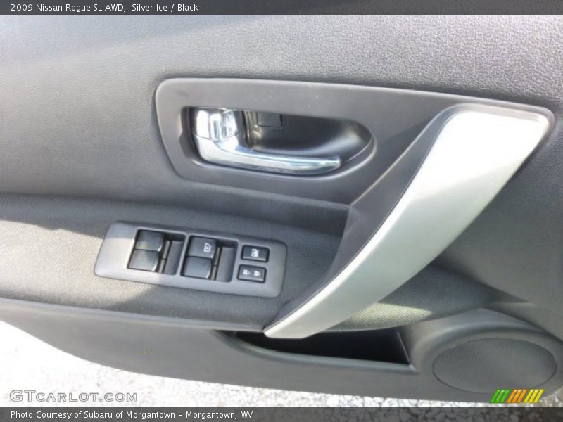 Silver Ice / Black 2009 Nissan Rogue SL AWD