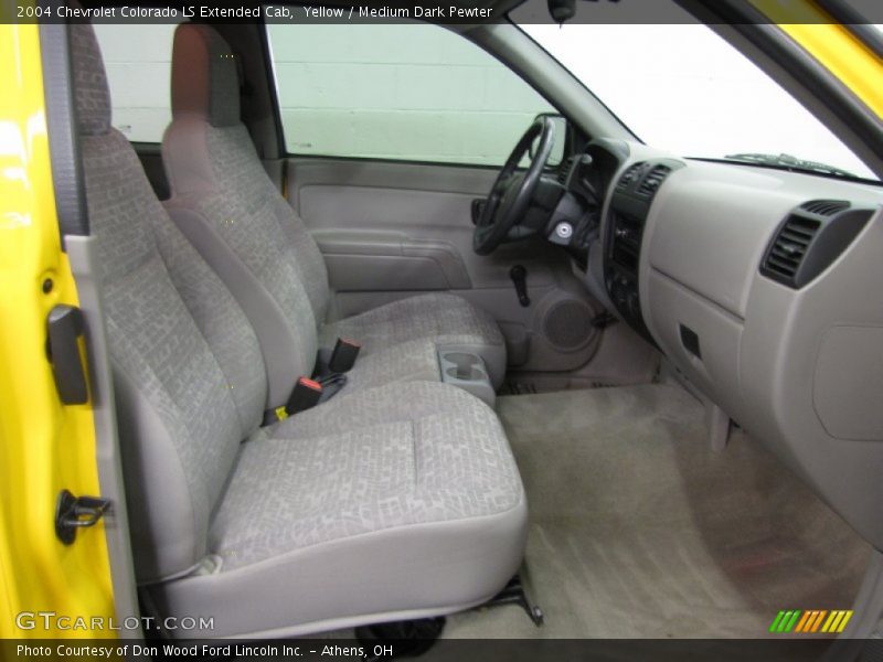 Yellow / Medium Dark Pewter 2004 Chevrolet Colorado LS Extended Cab