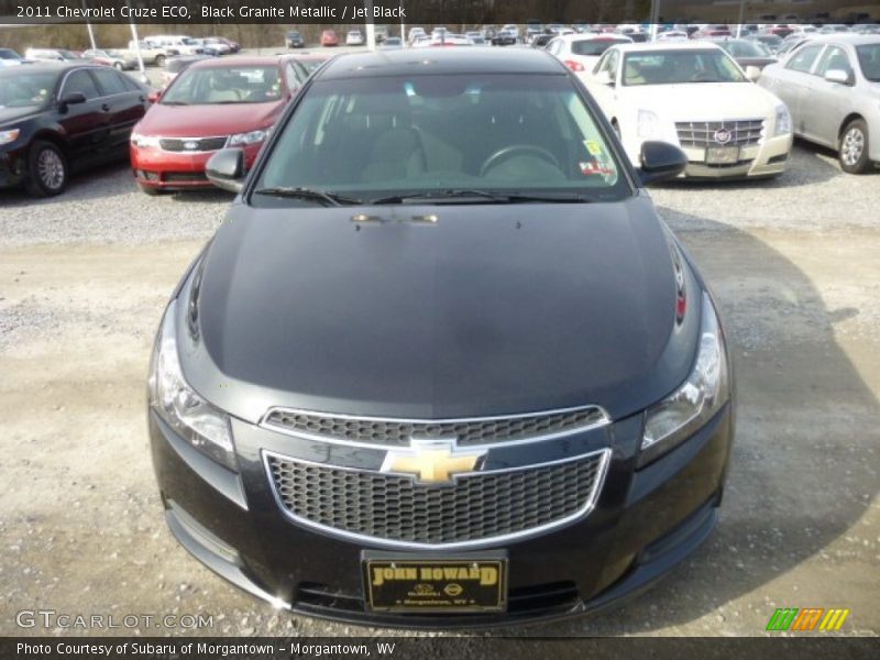 Black Granite Metallic / Jet Black 2011 Chevrolet Cruze ECO