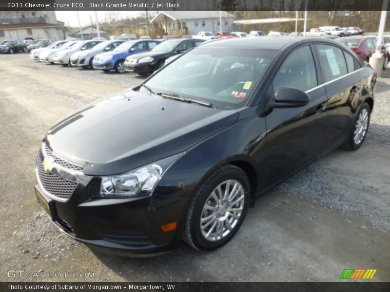 Black Granite Metallic / Jet Black 2011 Chevrolet Cruze ECO