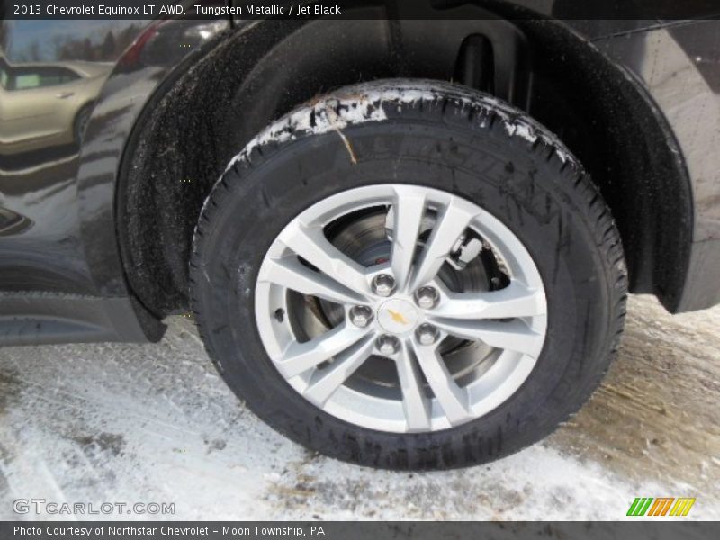Tungsten Metallic / Jet Black 2013 Chevrolet Equinox LT AWD