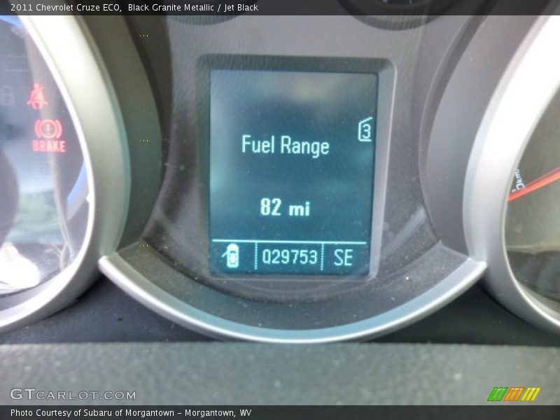 Black Granite Metallic / Jet Black 2011 Chevrolet Cruze ECO