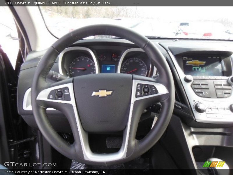 Tungsten Metallic / Jet Black 2013 Chevrolet Equinox LT AWD