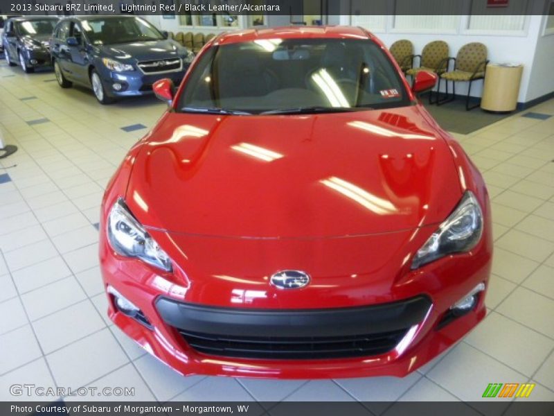 Lightning Red / Black Leather/Alcantara 2013 Subaru BRZ Limited
