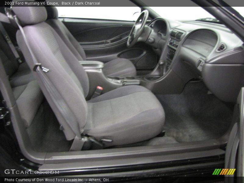 Black / Dark Charcoal 2001 Ford Mustang V6 Coupe