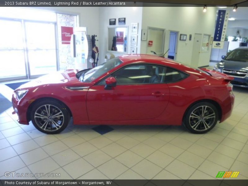 Lightning Red / Black Leather/Alcantara 2013 Subaru BRZ Limited