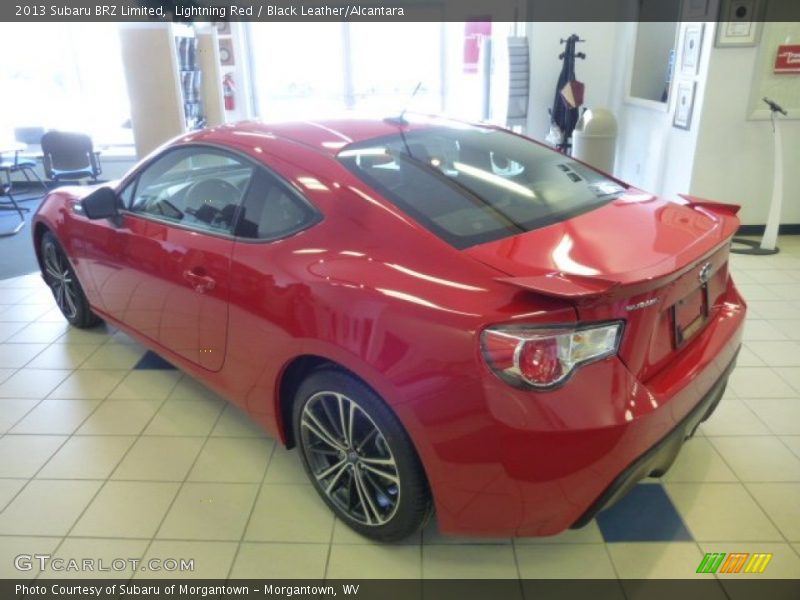 Lightning Red / Black Leather/Alcantara 2013 Subaru BRZ Limited