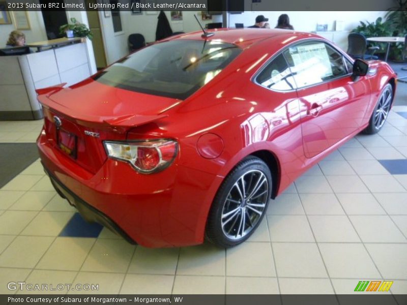 Lightning Red / Black Leather/Alcantara 2013 Subaru BRZ Limited