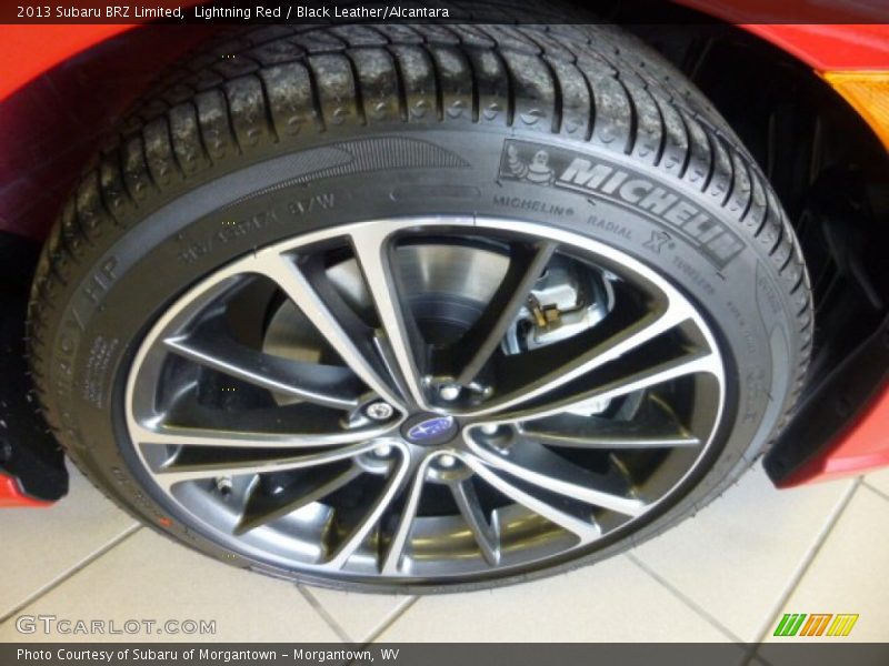 Lightning Red / Black Leather/Alcantara 2013 Subaru BRZ Limited