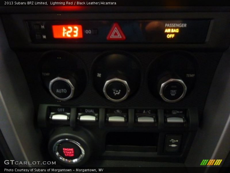 Lightning Red / Black Leather/Alcantara 2013 Subaru BRZ Limited