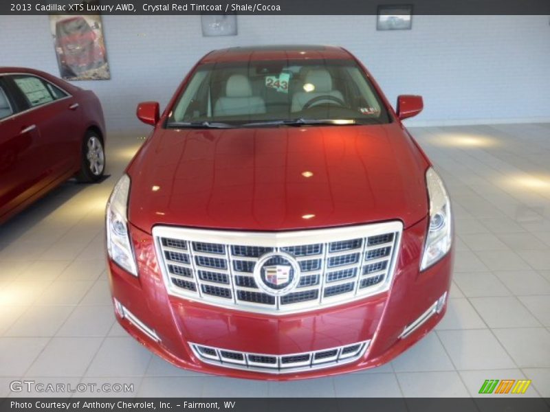 Crystal Red Tintcoat / Shale/Cocoa 2013 Cadillac XTS Luxury AWD
