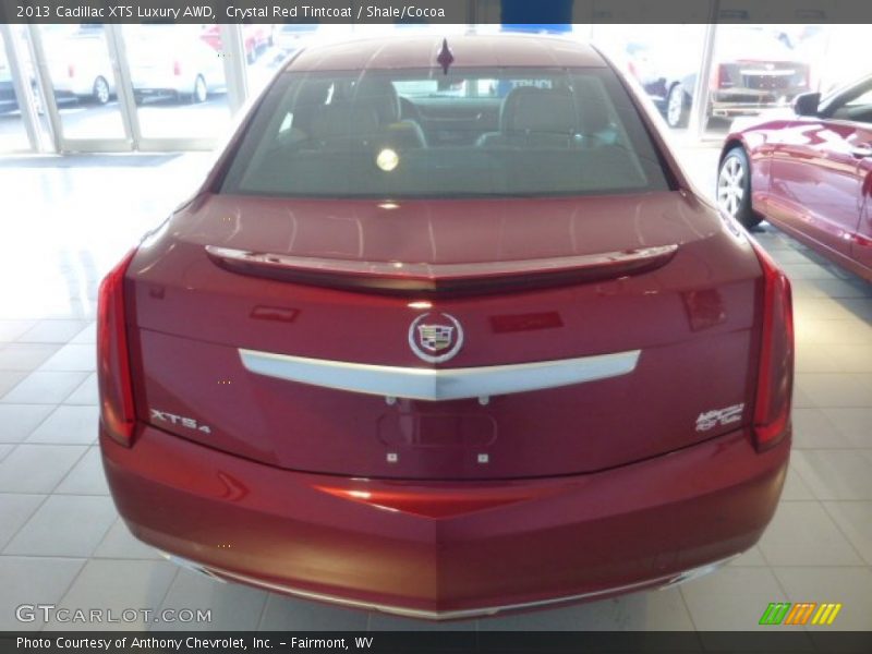 Crystal Red Tintcoat / Shale/Cocoa 2013 Cadillac XTS Luxury AWD