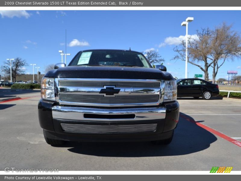 Black / Ebony 2009 Chevrolet Silverado 1500 LT Texas Edition Extended Cab