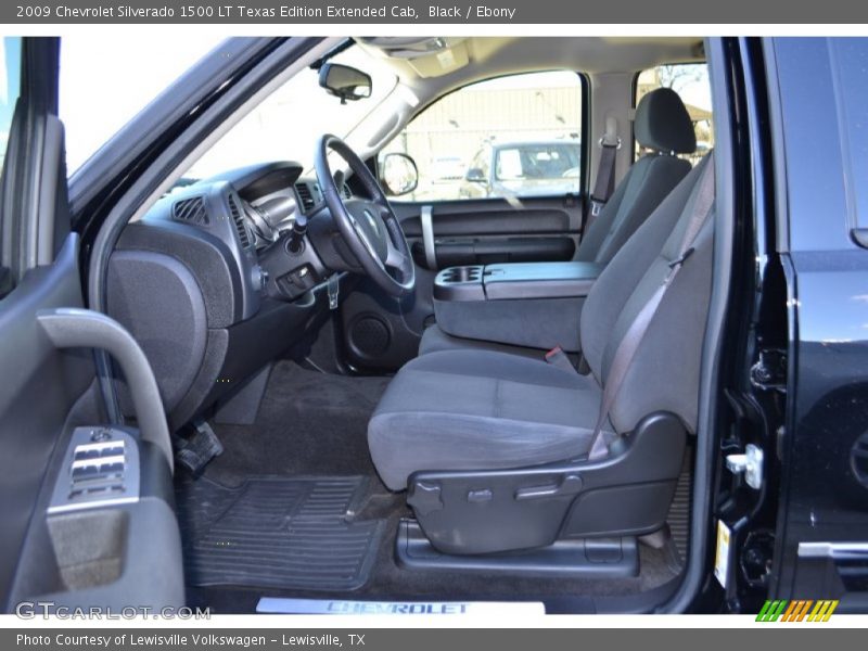 Black / Ebony 2009 Chevrolet Silverado 1500 LT Texas Edition Extended Cab