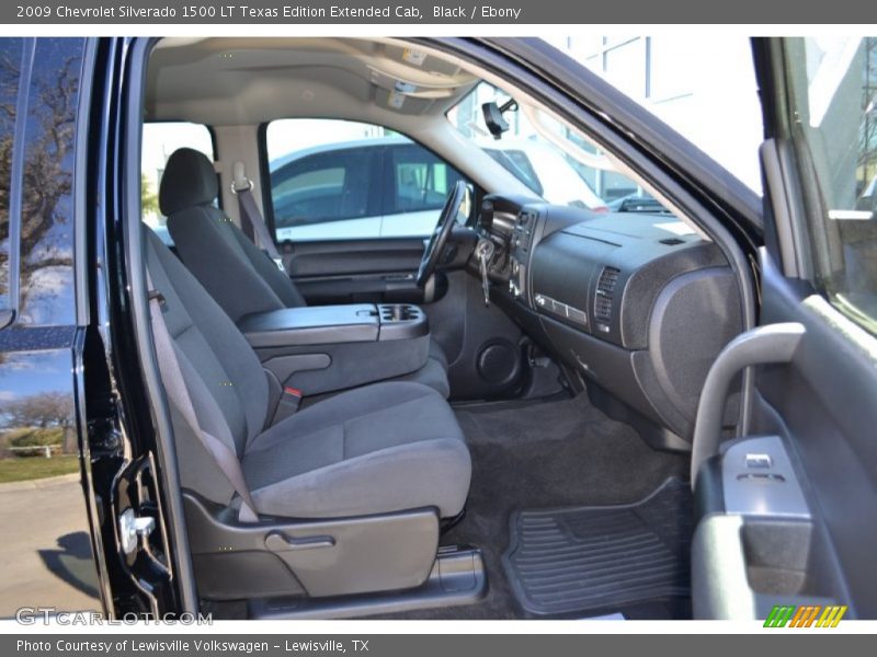 Black / Ebony 2009 Chevrolet Silverado 1500 LT Texas Edition Extended Cab