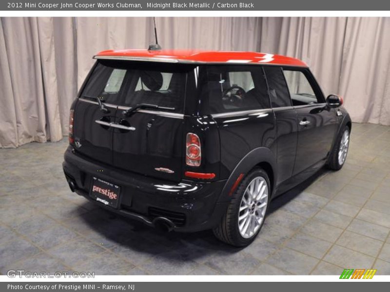 Midnight Black Metallic / Carbon Black 2012 Mini Cooper John Cooper Works Clubman