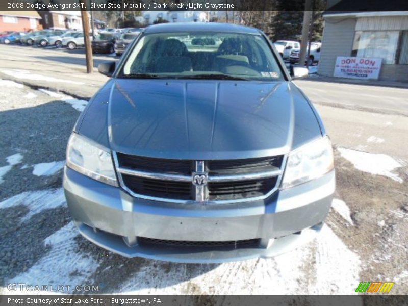 Silver Steel Metallic / Dark Khaki/Light Graystone 2008 Dodge Avenger SXT