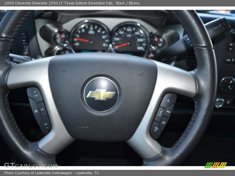 Black / Ebony 2009 Chevrolet Silverado 1500 LT Texas Edition Extended Cab