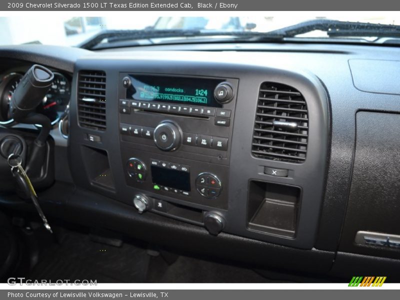 Black / Ebony 2009 Chevrolet Silverado 1500 LT Texas Edition Extended Cab