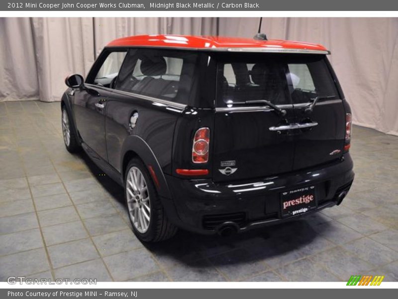Midnight Black Metallic / Carbon Black 2012 Mini Cooper John Cooper Works Clubman