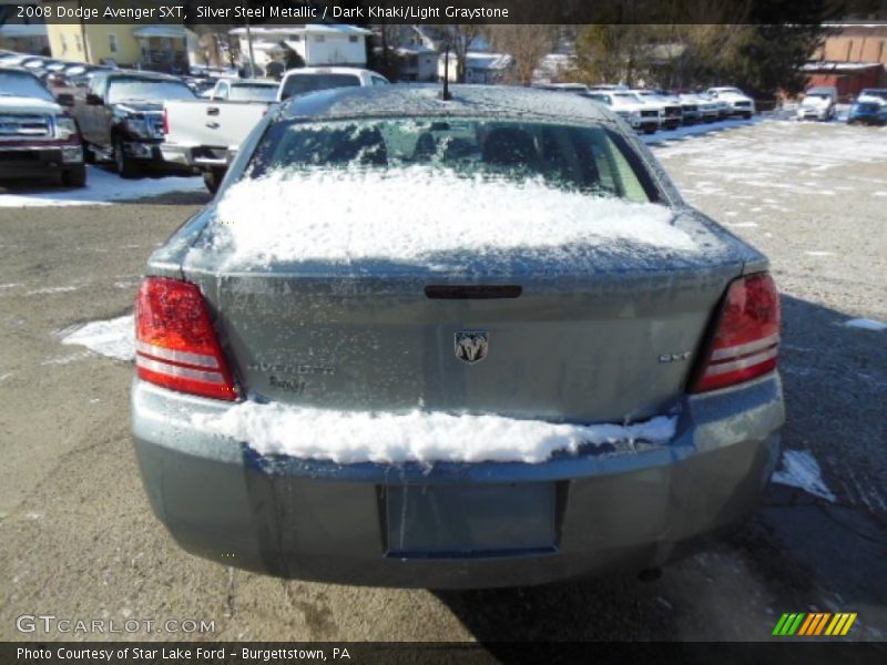 Silver Steel Metallic / Dark Khaki/Light Graystone 2008 Dodge Avenger SXT